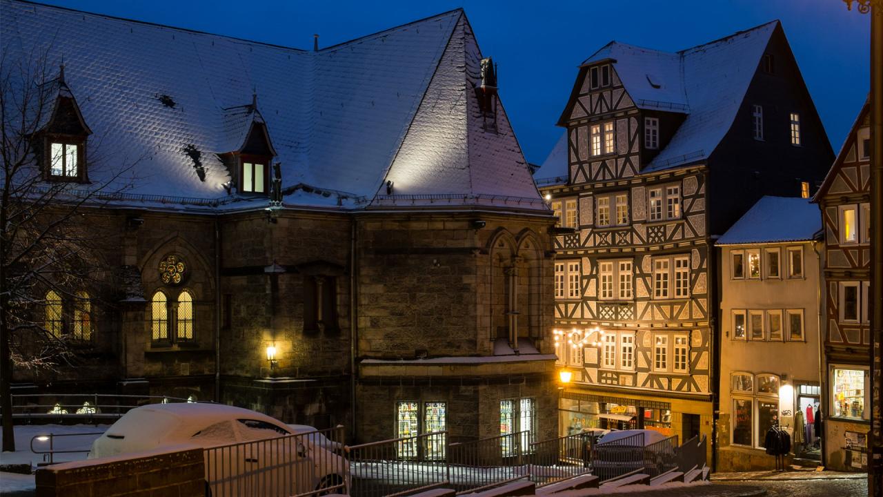 Marburg by night