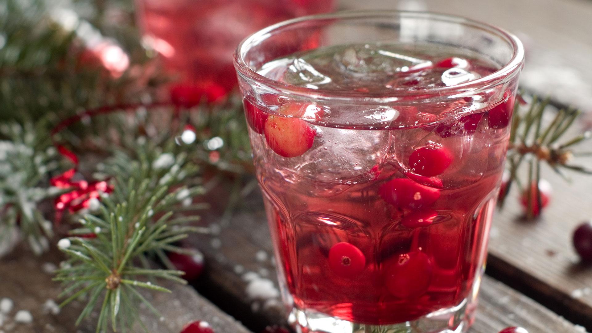 weihnachtlicher Cocktail